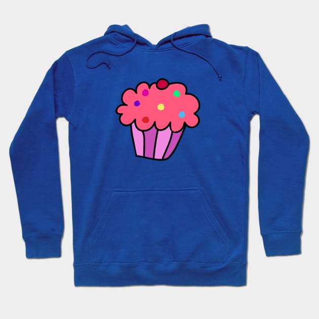 Pink Cupcake Hoodie by saradaboru